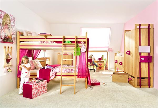 Şirin Kız Çocuk Odası Mobilya Modeli