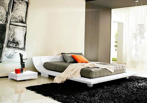 yatak odası beyaz yatak modelleri