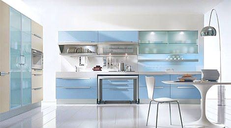 mavi mutfak modeli