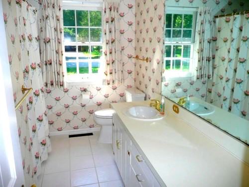desenli banyo duvar kağıt
