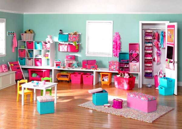 renkli çocuk odası oyun odası