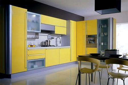 Sarı ve Turuncu Mutfak