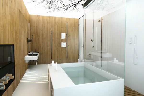 Modern Lüks Banyo Dekorasyonları