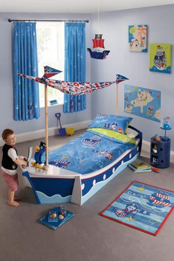 Korsan Temalı Çocuk Odası Dekorasyon