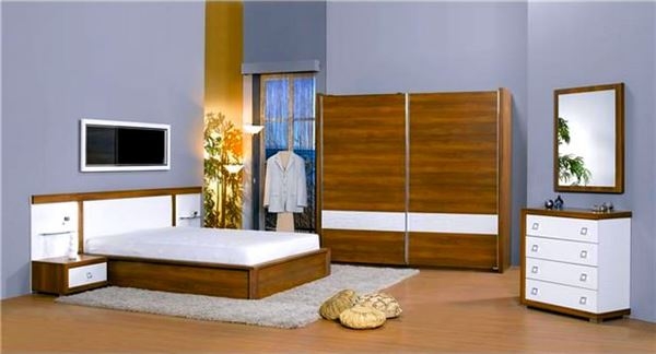 ceviz yatak odası modelleri